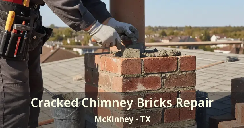 Cracked Chimney Bricks Repair McKinney - TX